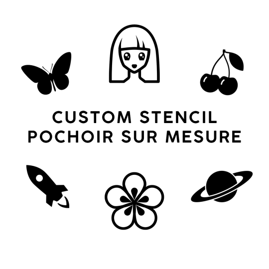 Reusable Designer GG Stencil for Custom Shoes