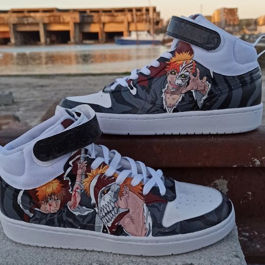 Bleach Gin Ichimaru Bleach Sneakers Anime Air Jordan Shoes  Inktee Store   Jordan shoes Air jordan shoes Shoes