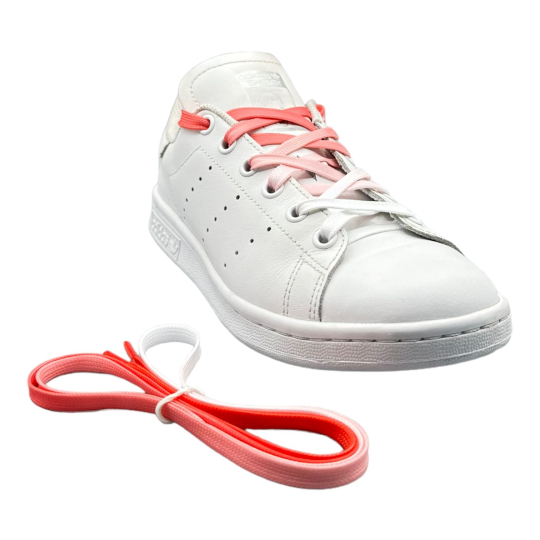 20 pares de cordones de colores planos para zapatillas de deporte, zapatos  de skate, botas y zapatos deportivos (color aleatorio) 60 cm oso de fresa  Producto electrónico