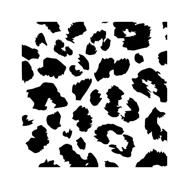 cheetah print stencil