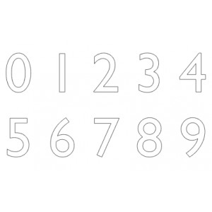 Stencil Numbers