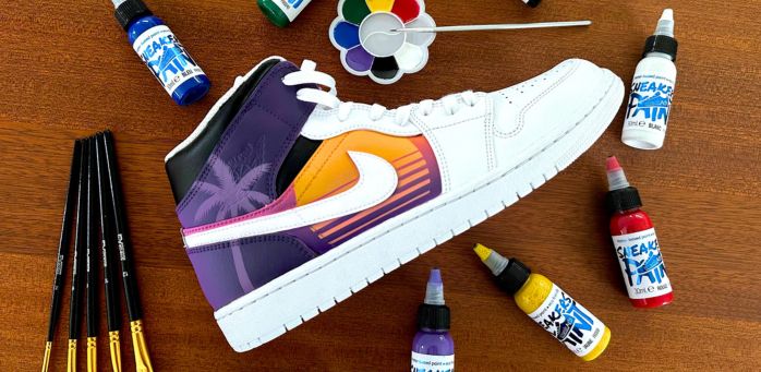 Deluxe High-Top Sneaker Painting Kit – Art Therapy Studio