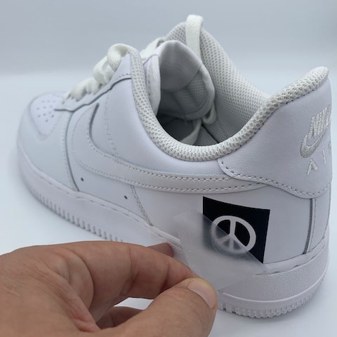 Stencils on your Shoes 