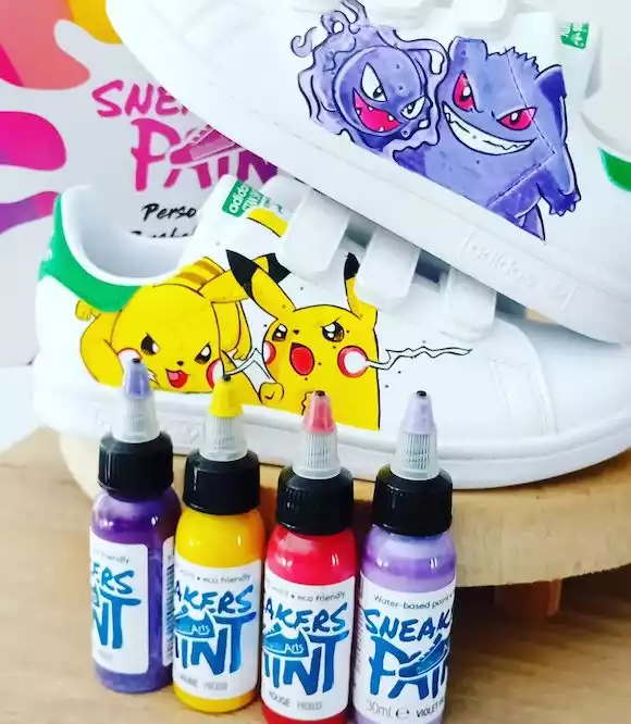 Pintura para personalizar zapatos